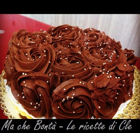 Rose chocolate cake