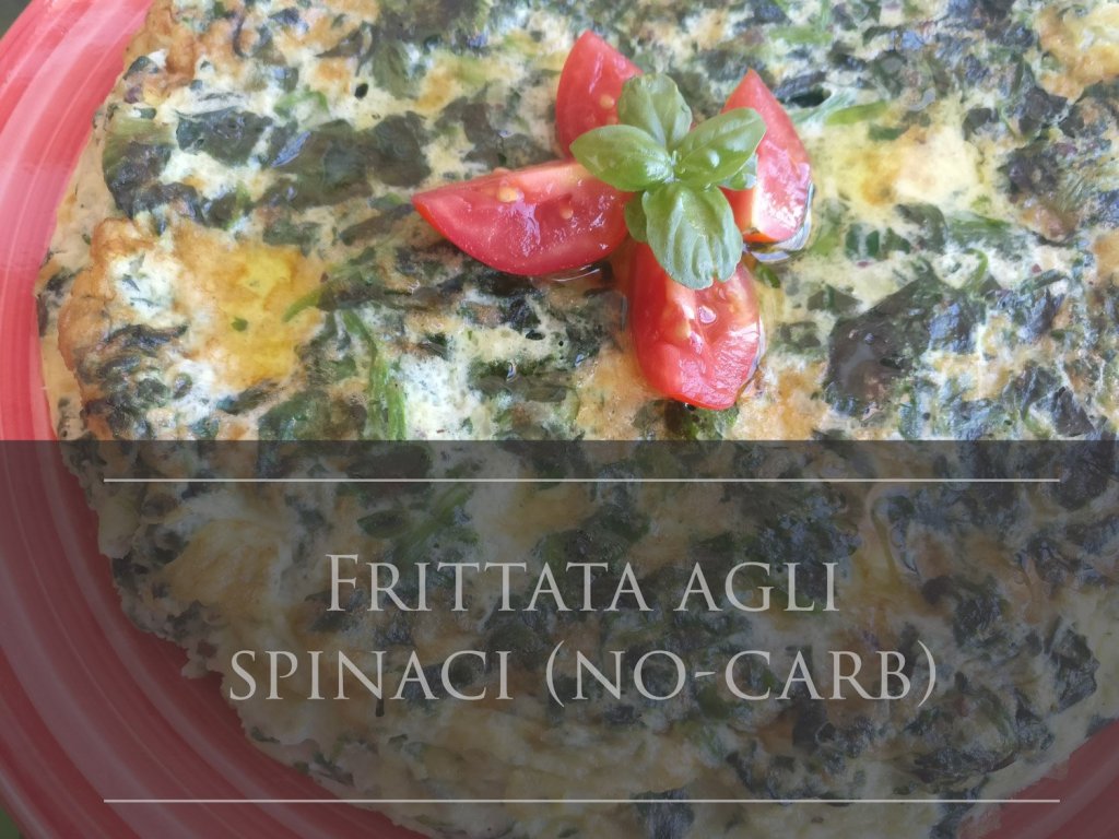 Frittata Fit di albumi e spinaci (vegetariana)