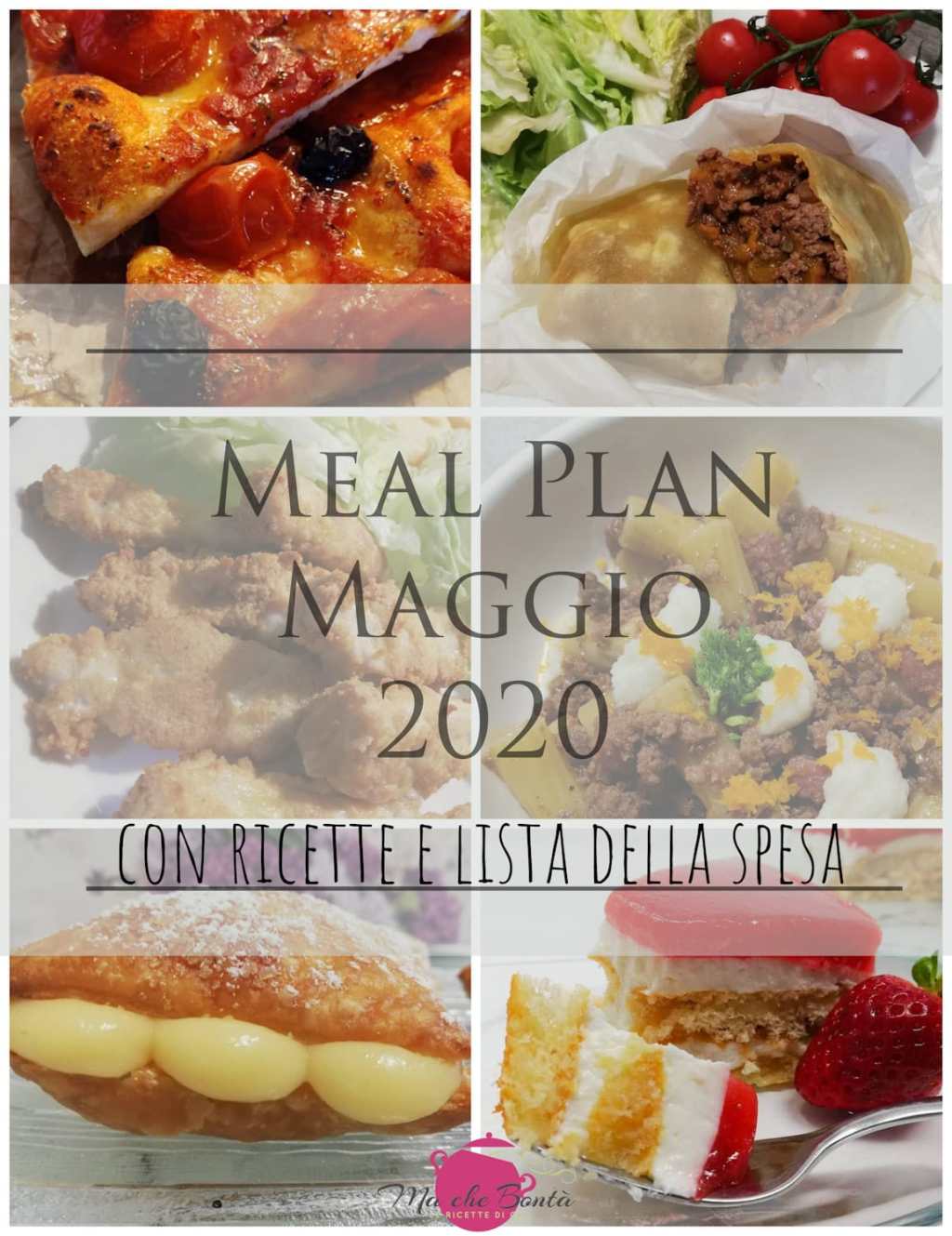 Meal Plan Maggio 2020 (con lista della spesa e ingredienti di stagione)